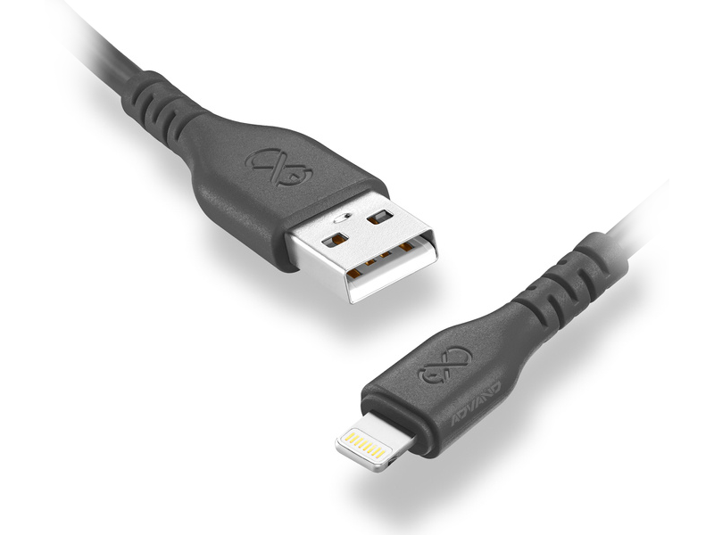 EXC USB A-Lightning BASIC kábel 1,2 m szürke